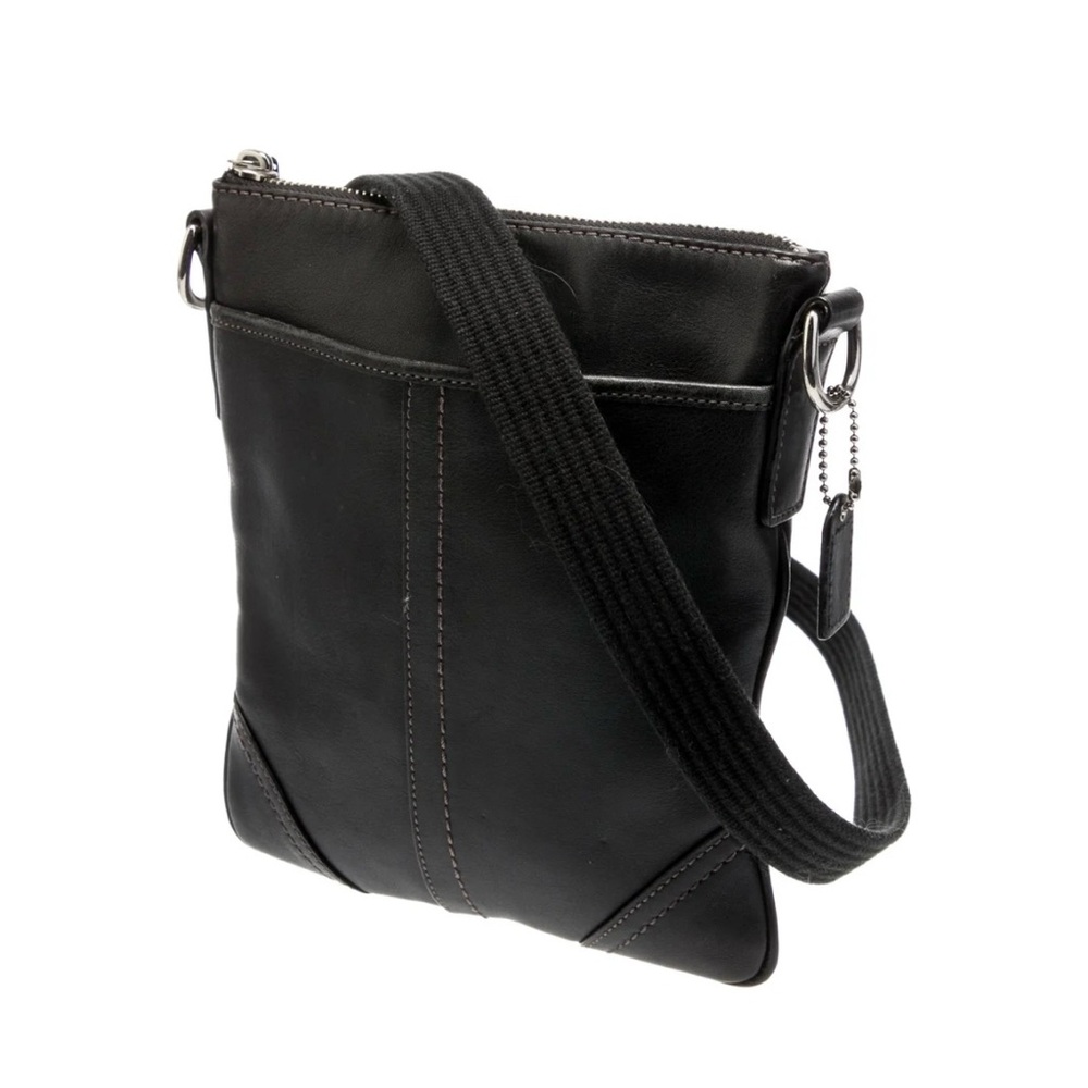 COACH 1941 Messenger Bag- Black Leather- Crossbody